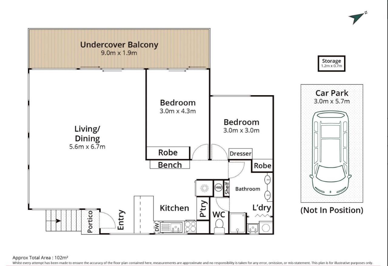 Noosa Escape 2Br Allambi Rise Bagian luar foto